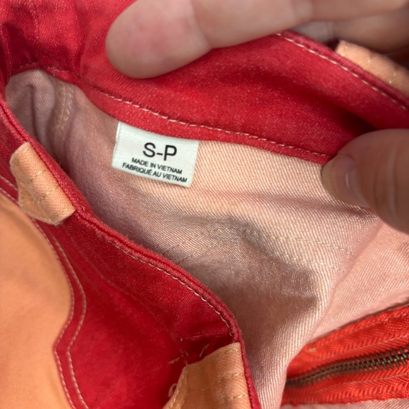 Urban Outfitters BDG Western Cowgirl Orange Red Mini Skirt Size S - Picture 8 of 10